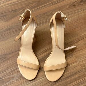 Stuart Weitzman Nude Heeled Sandals